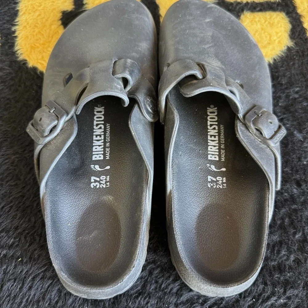 Size 37/W6 - Birkenstock Boston EVA Unisex Womens Beach Clogs Waterproof Mules